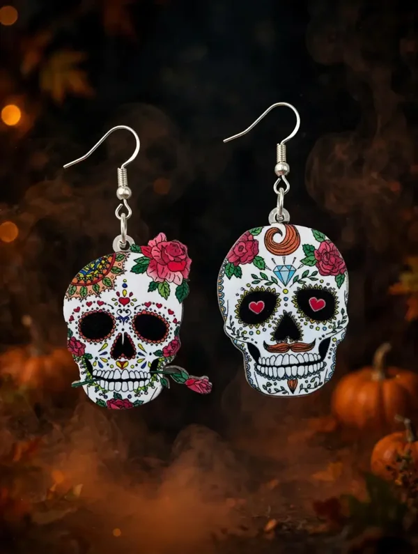 0242 Halloween - Skeleton Heads
