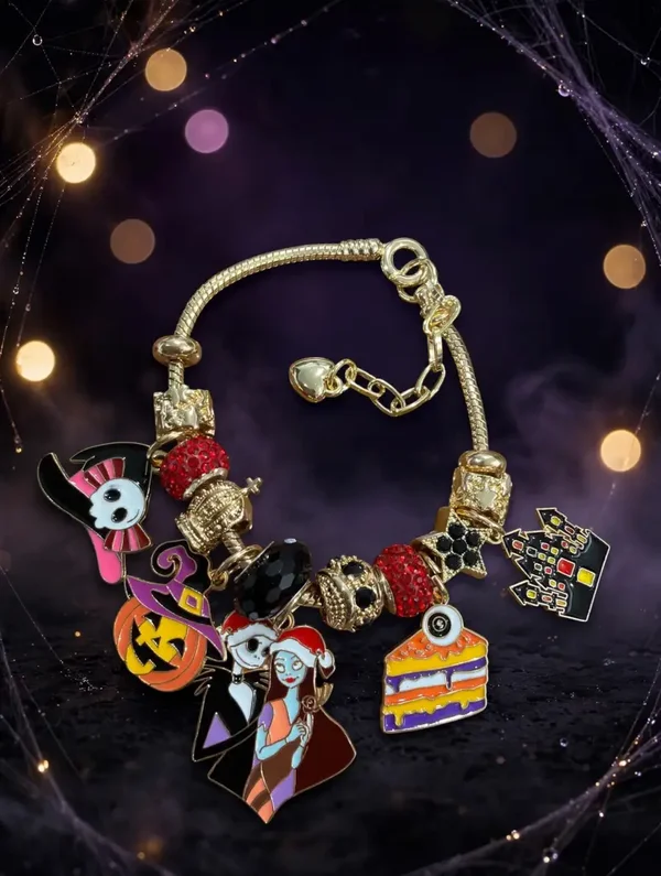 0272 Halloween - Nightmare Before Christmas Charm Bracelet