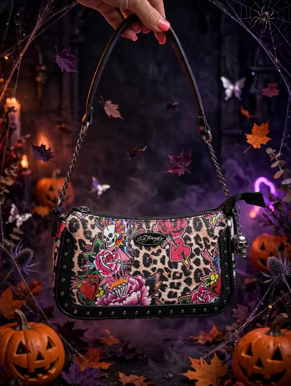 0371 Bag - Y2K Ed Hardy baguette shoulder bag