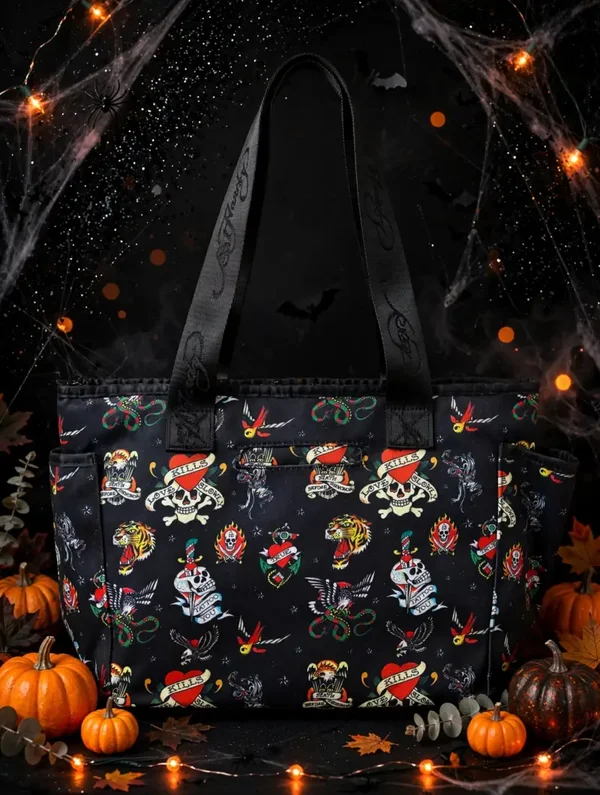 0366 Bag - Halloween Insulated Lunch Tote — Ed Hardy