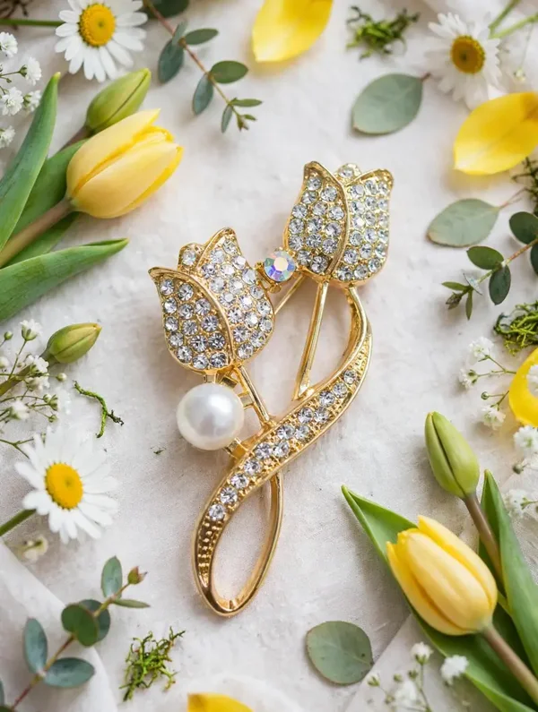 0414 Jewelry - TULIP BROOCH