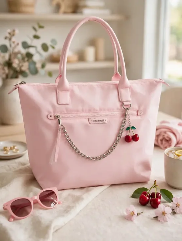 0472 Bag - Cherry Blossom Tote by Madden Girl