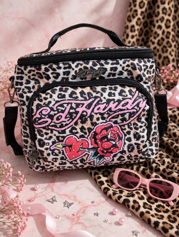0365 Bag - Ed Hardy Leopard Lunch Tote