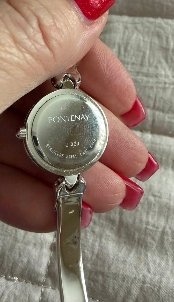 Watch - Fontenay Women’s Quartz Diamond Accent Stainless Bracelet Watch