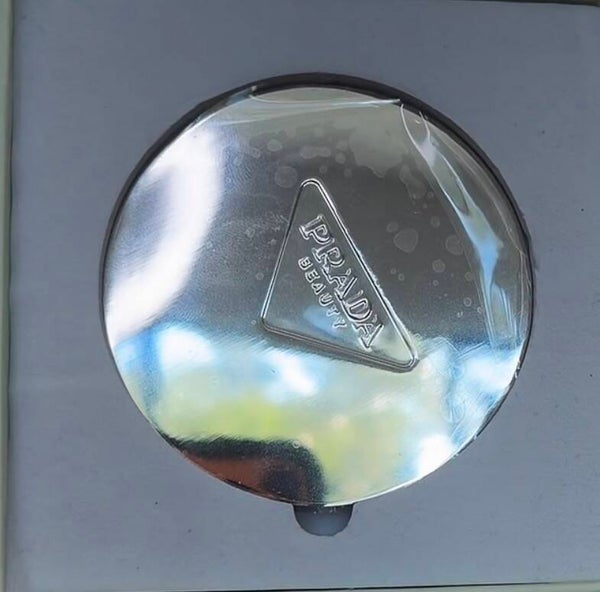 Mirror - Prada Beauty Silver Round Compact Mirror