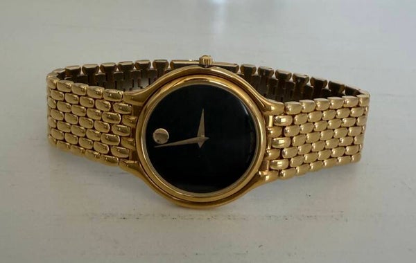 Watch - Vintage Movado Museum Unisex Quartz Gold/Silver