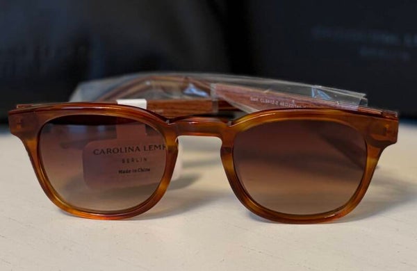 Sunglasses - Carolina Lemke Berlin CL8452-2 Square Brown Plastic
