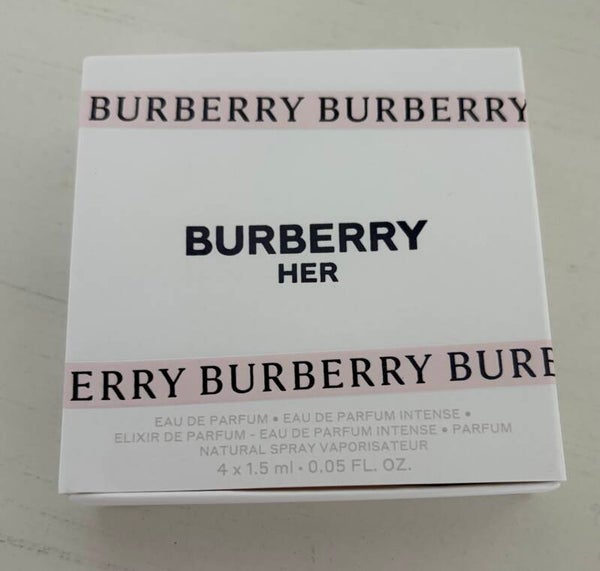 Fragrance - Burberry Her Eau de Parfum Gift Sets Spray Sample Size 4 x 1.5 ml