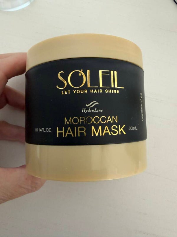 This & That - SOLEIL HydroLine Moroccan Hair Mask Argan Essence Paraben-Free 10.14 fl oz