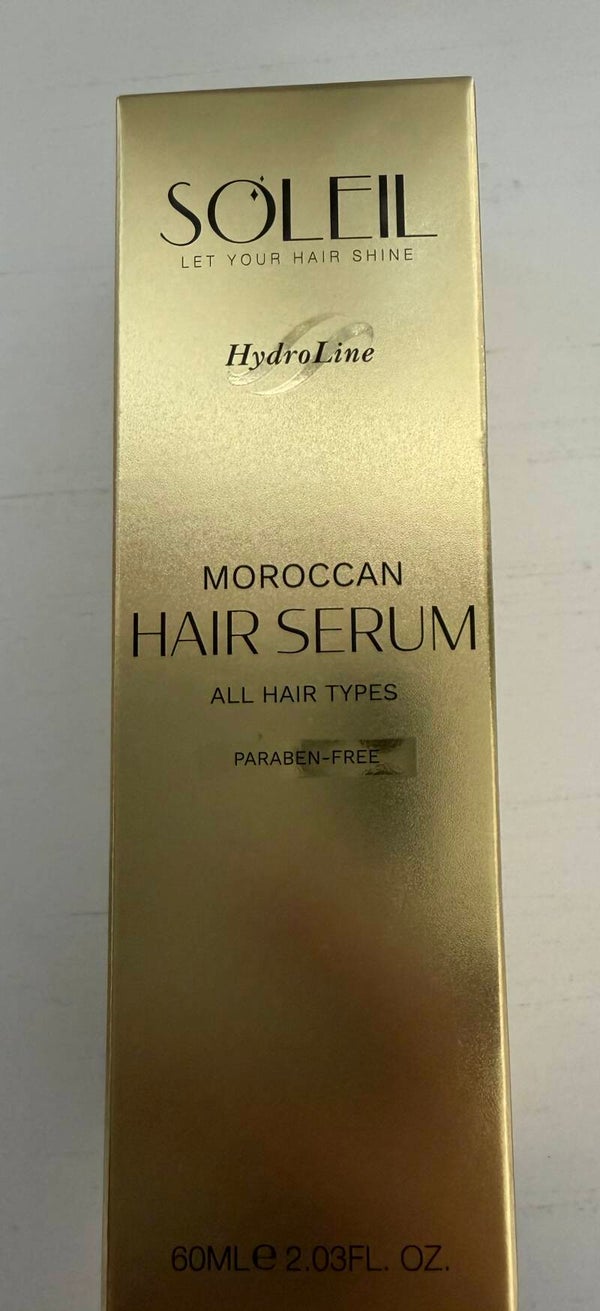 This & That - SOLEIL HydroLine Moroccan Hair Serum Argan Oil Paraben-Free 2.03 fl oz