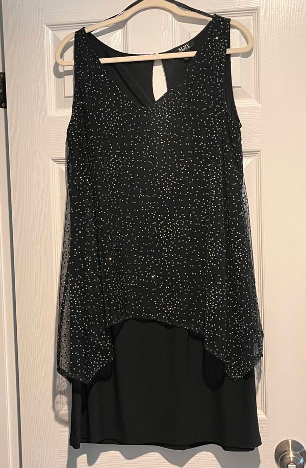 Clothing - Black with Bling Dress size 16w