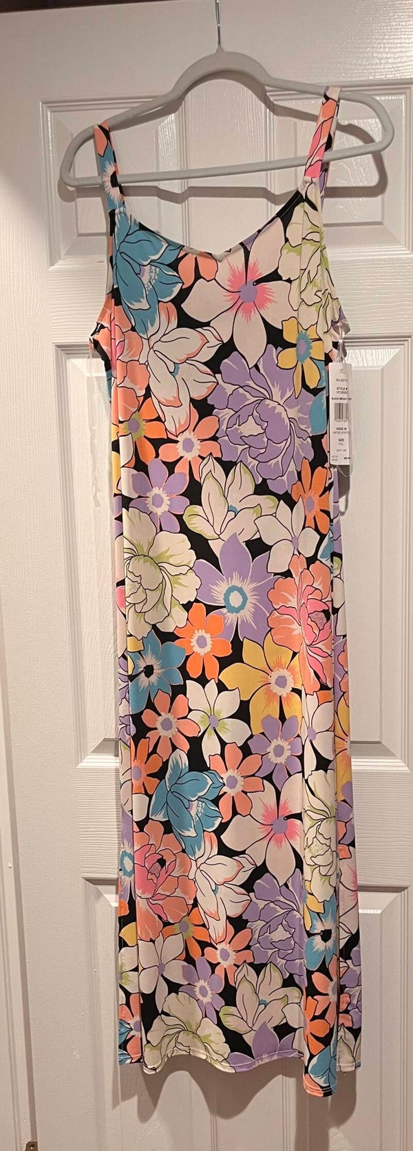 Clothing - MSK Petites PXL Multicolor Floral Sleeveless Maxi Sundress