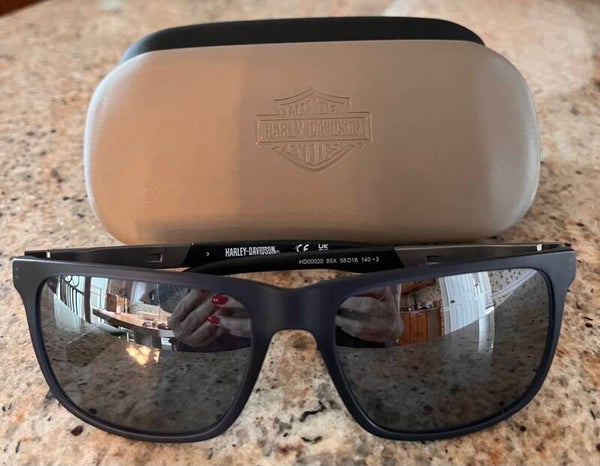 Sunglasses - Harley-Davidson Unisex Rectangle Sunglasses Gray/Gray