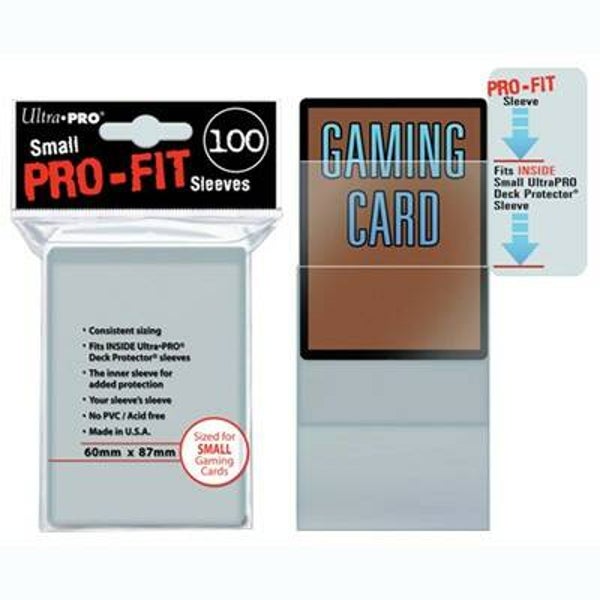 Sleeves Pro-fit Clear Small