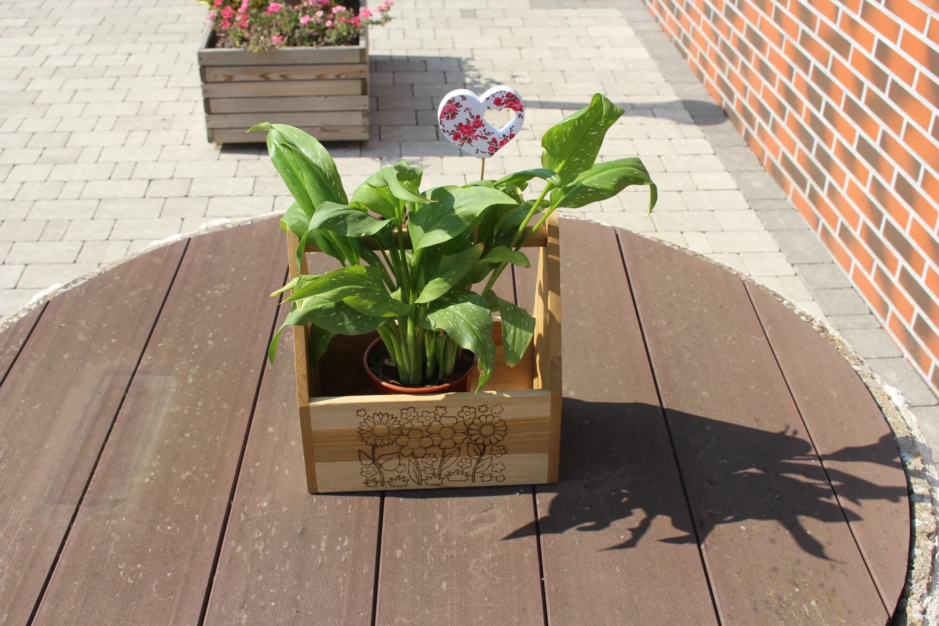 Cache Pots en Bois Décoratif