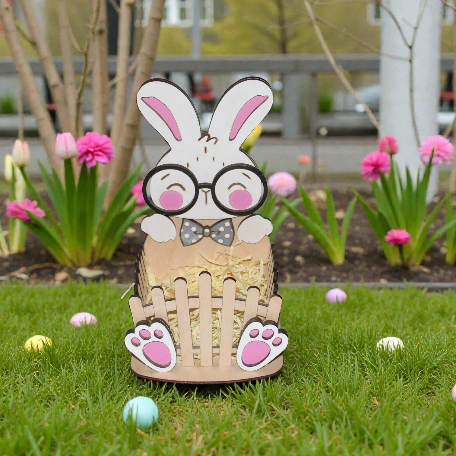 Lapin de Pâques a Lunette