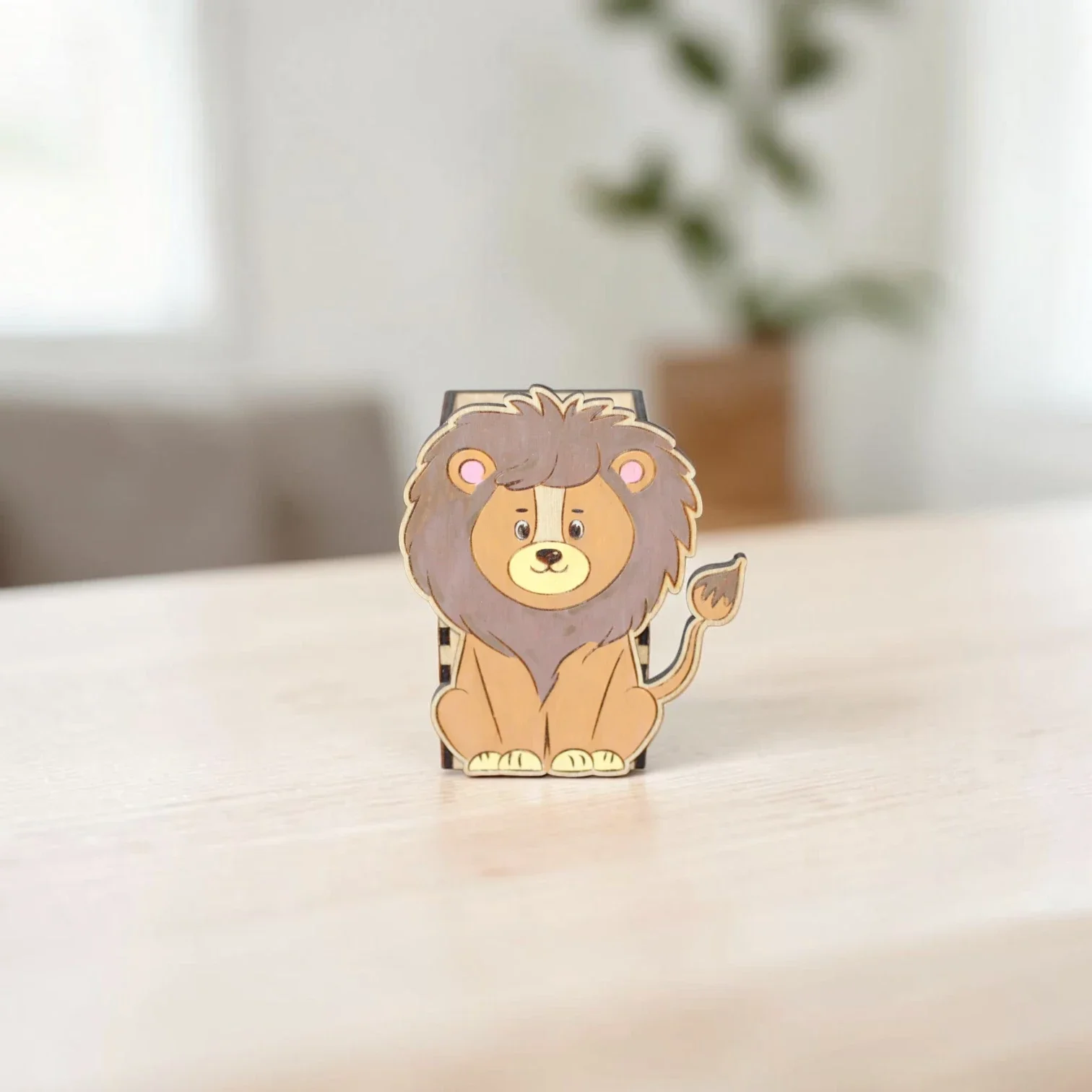Porte - Crayons Motif Lion