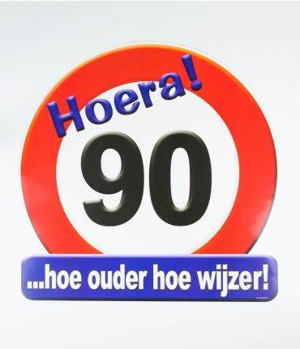 huldeschild verkeersbord 90 jr