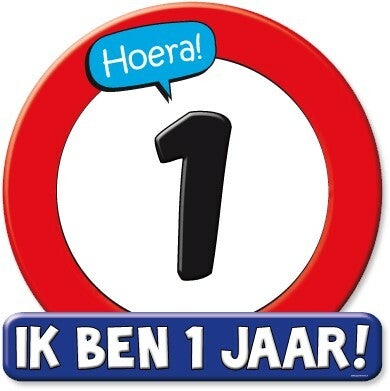 huldeschild 1 jaar