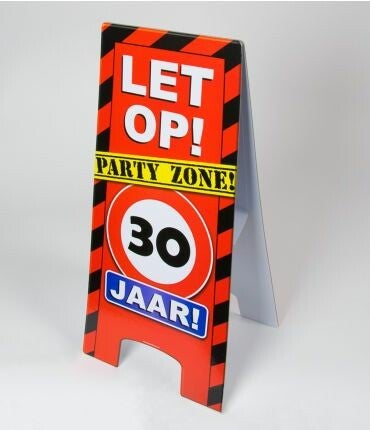 warning sign 30 jr