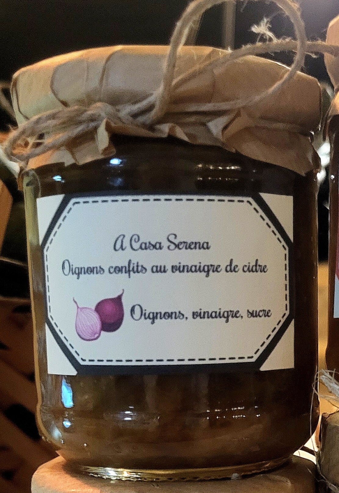 Oignons confits au vinaigre de cidre