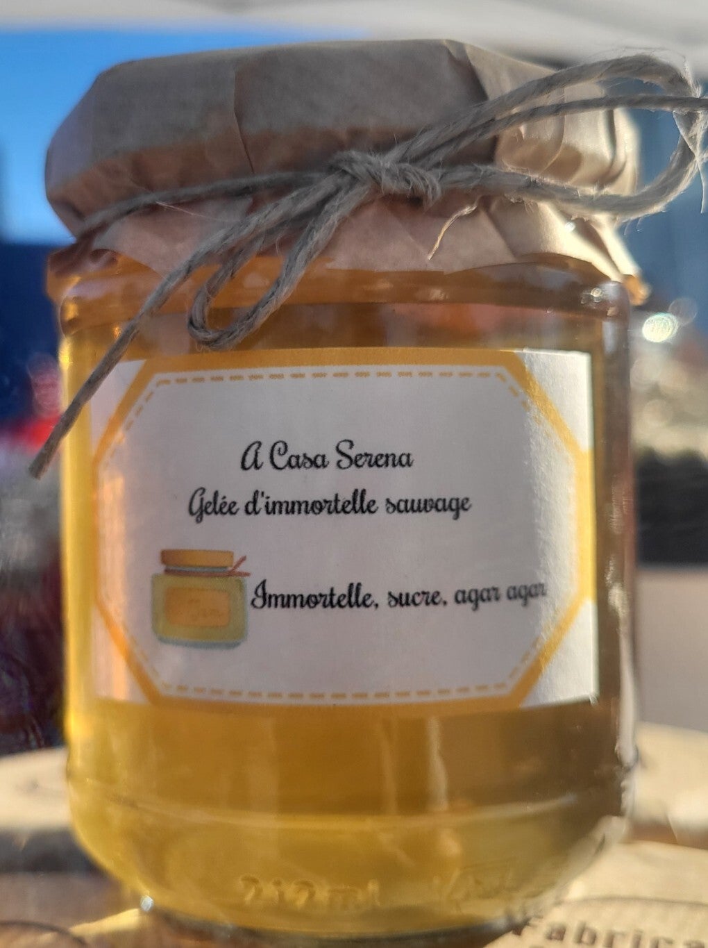 Gelée de fleur d'immortelle sauvage