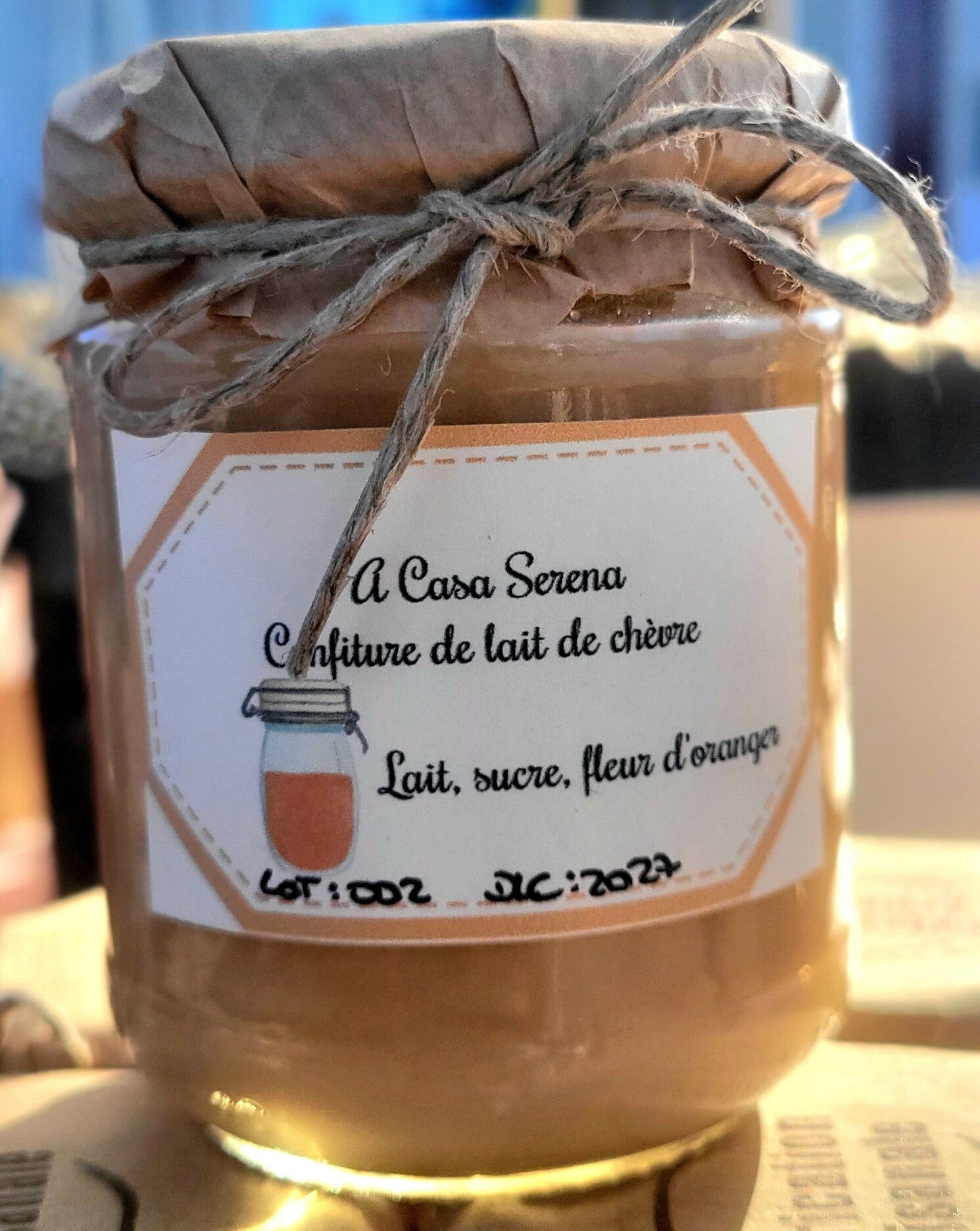 Confiture de lait de chèvre bio