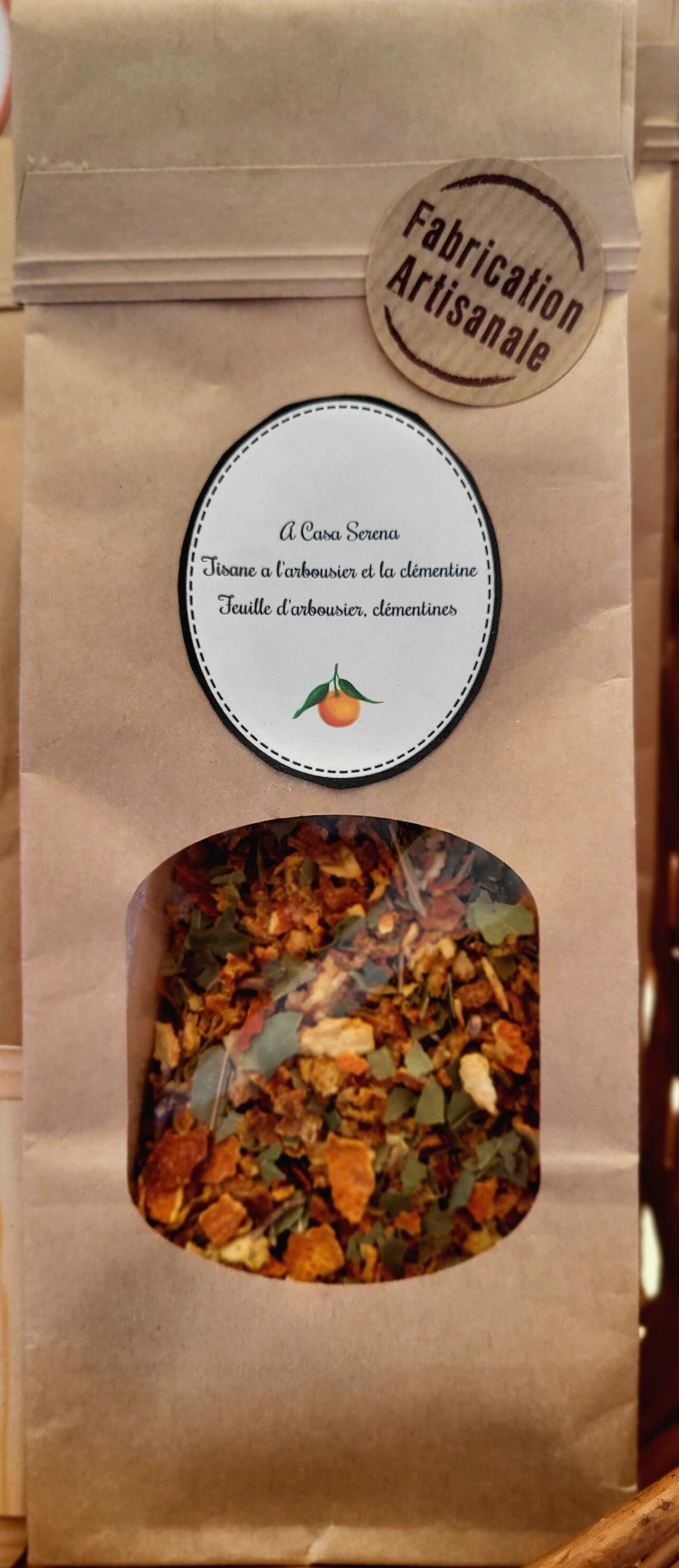 Tisane d'arbousier et clémentine