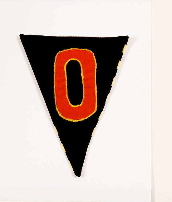 Black Flag Red Letter O