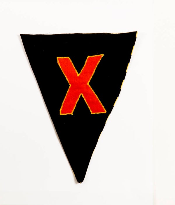 Black Flag Red Letter X