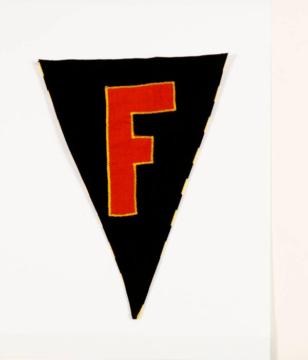 Black Flag Red Letter F