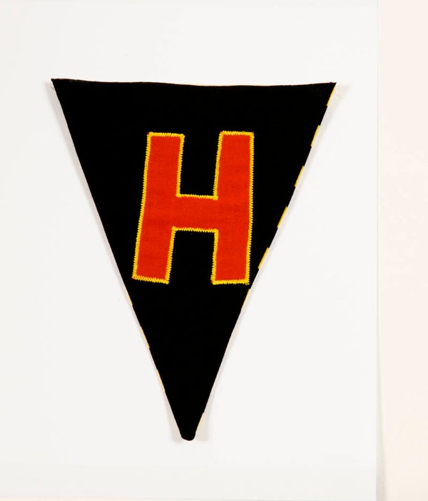 Black Flag Red Letter H