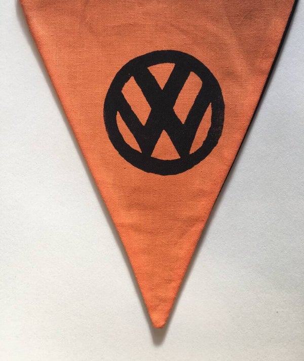 Orange Flag Black VW Logo