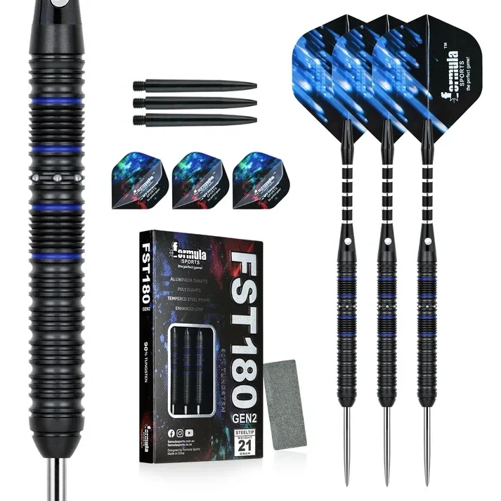Formula FST180 Gen2 Black-Blue Steeldarts
