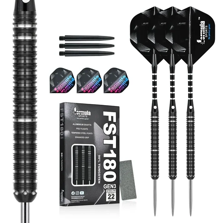 Formula FST180 Gen3 Black Steeldarts