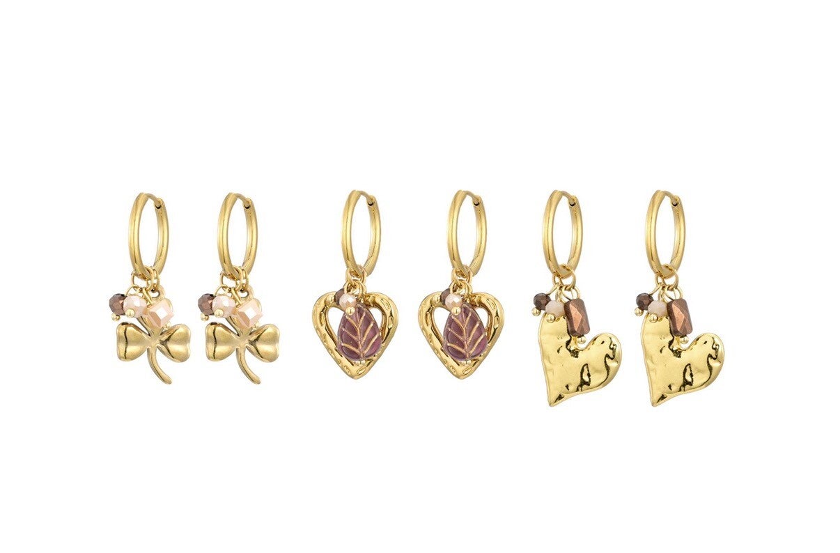 Golden love charms