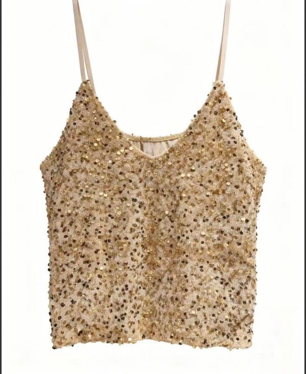Dames glitter top