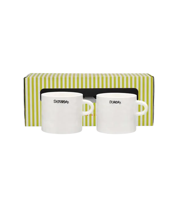 Weeend Tea Mug set of 2