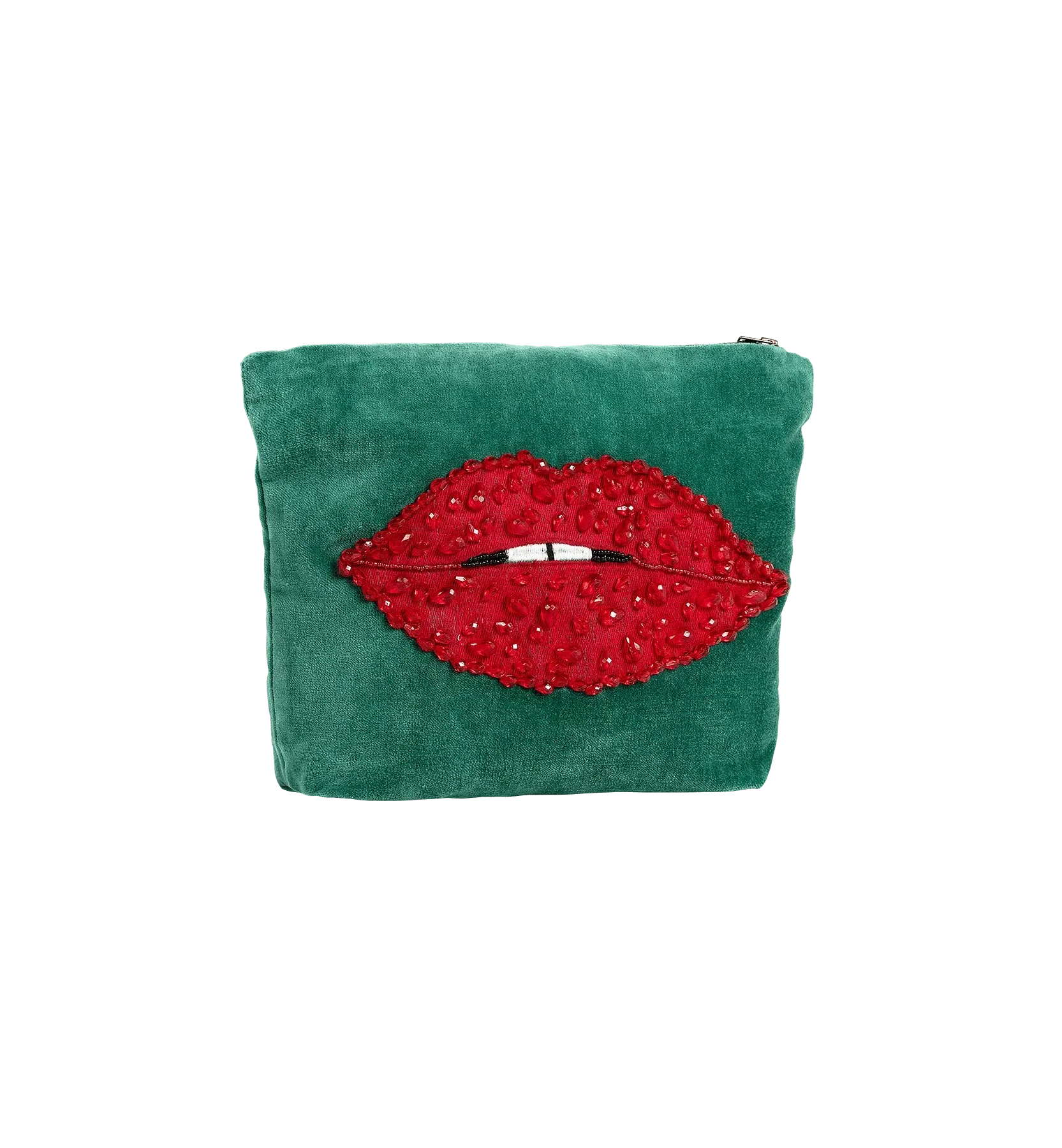 Beaded Pout Wash Bag
