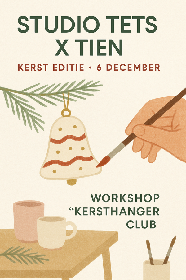 Workshop Kersthanger glazuren.