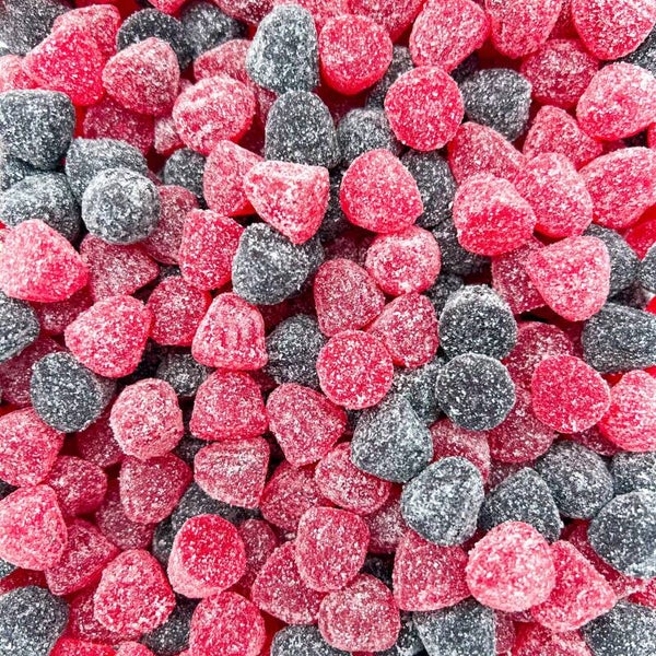 Mûre noir et rouge acidulées 100gr