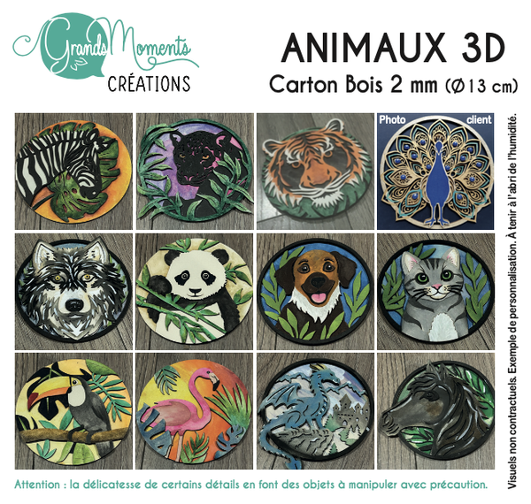 Animaux 3D