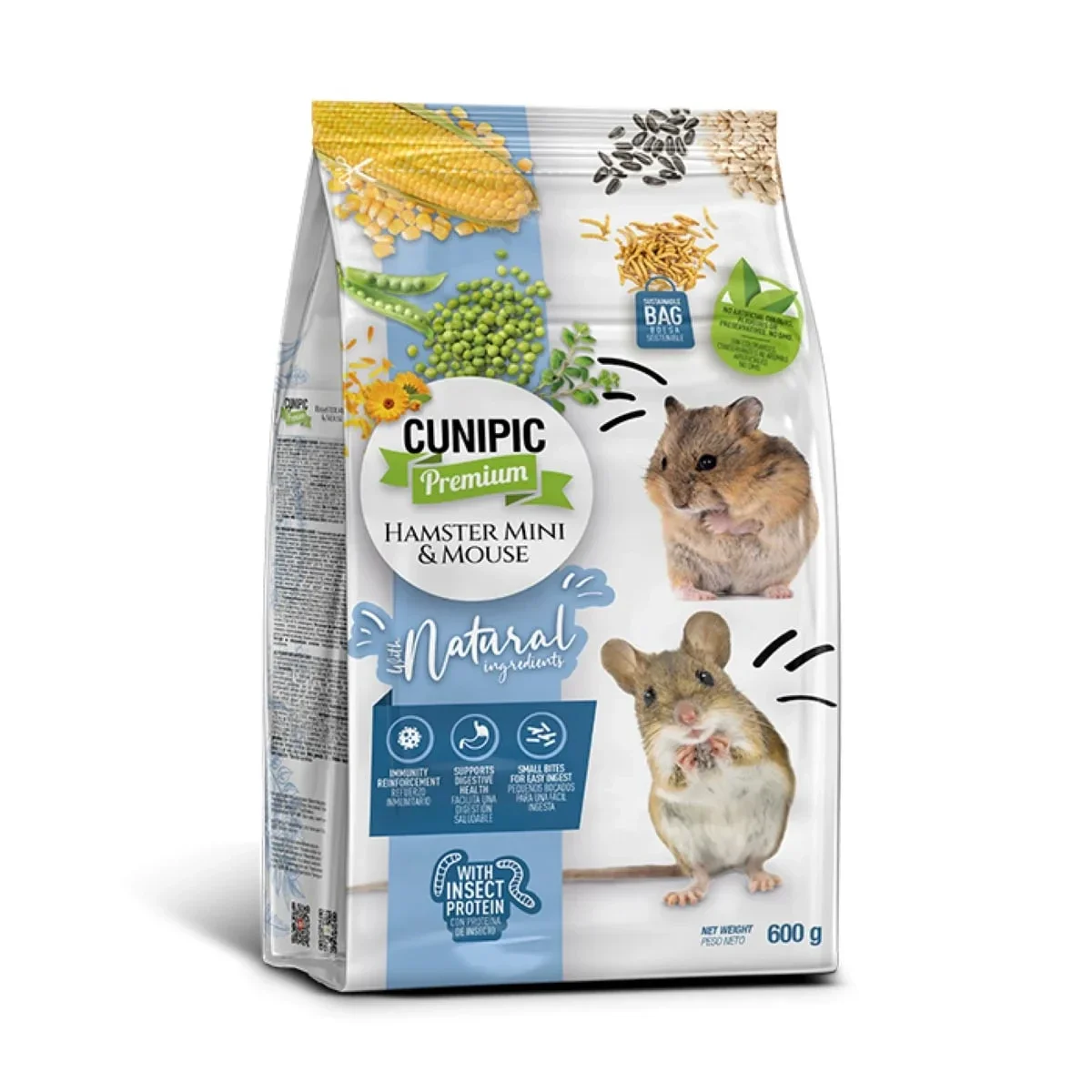 ALIMENTO PREMIUM PARA HÁMSTER MINI Y RATÓN - CUNIPIC