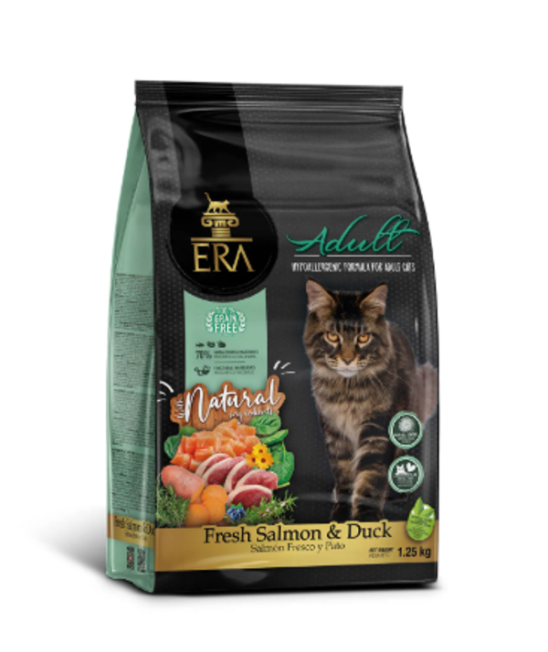 ERA GRAIN FREE DE SALMÓN Y PATO - GATOS ADULTOS