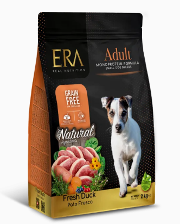 ERA GRAIN FREE MONOPROTEICO DE PATO - RAZA PEQUEÑA - ADULTOS
