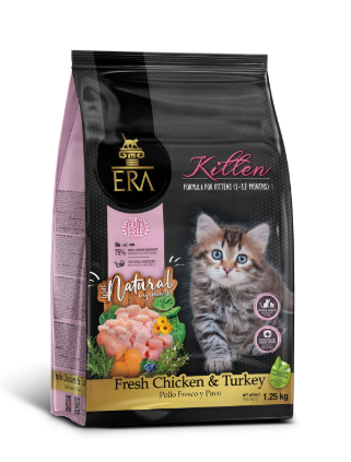 ERA GRAIN FREE POLLO Y PAVO - GATITOS