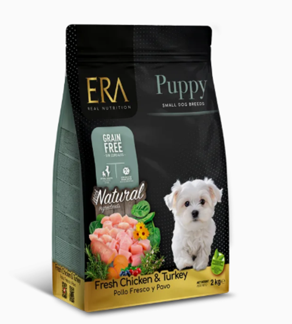 ERA GRAIN FREE PUPPY POLLO Y PAVO - RAZA PEQUEÑA