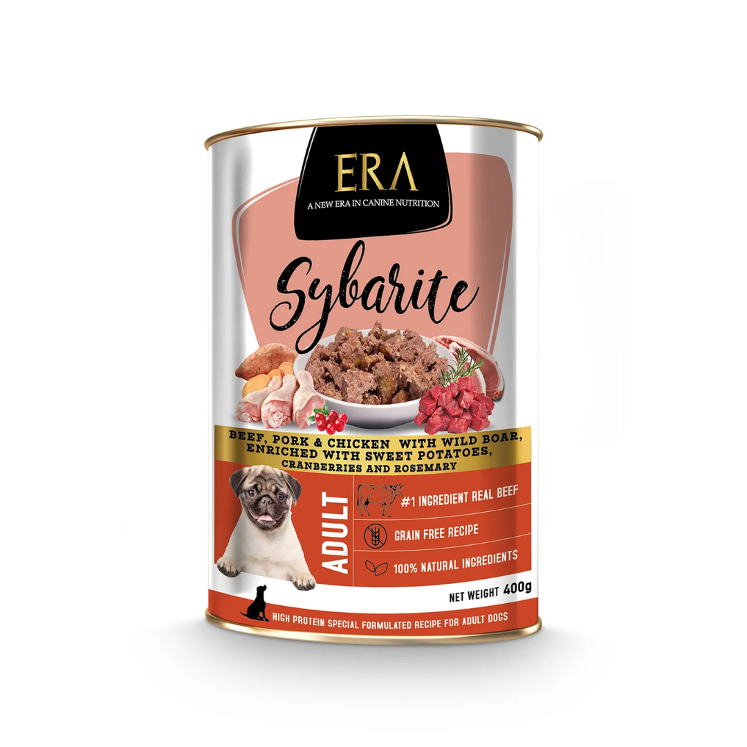 ERA SYBARITE TERNERA, CERDO, POLLO Y JABALÍ CON BATATAS