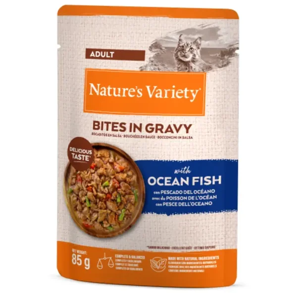 Nature's Variety Bites Ocean Fish 85gr Snack para Gatos