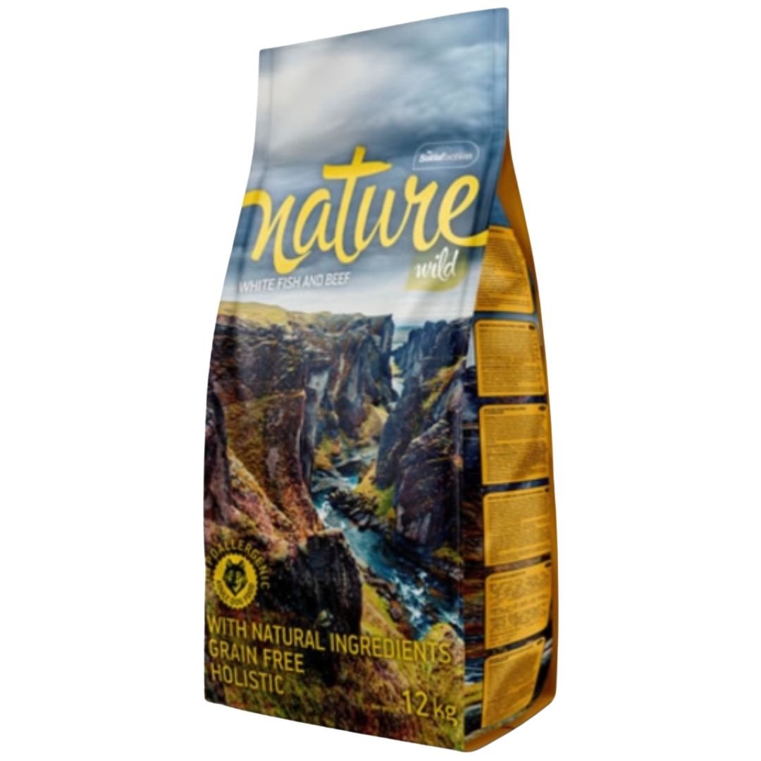 NATURE SATISFACTION PESCADO BLANCO Y TERNERA